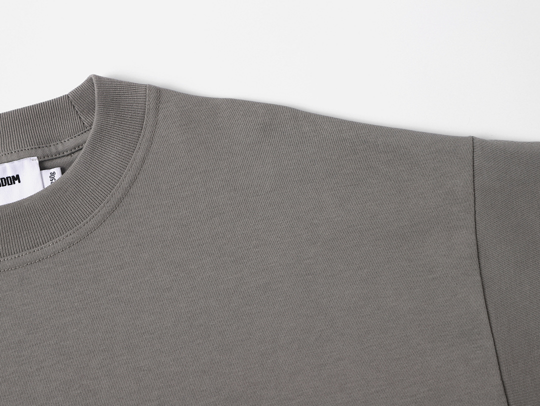 On Running 250Gsm Union Kingdom 100% Cotton Loose Fit Blank T-Shirt - Image 49