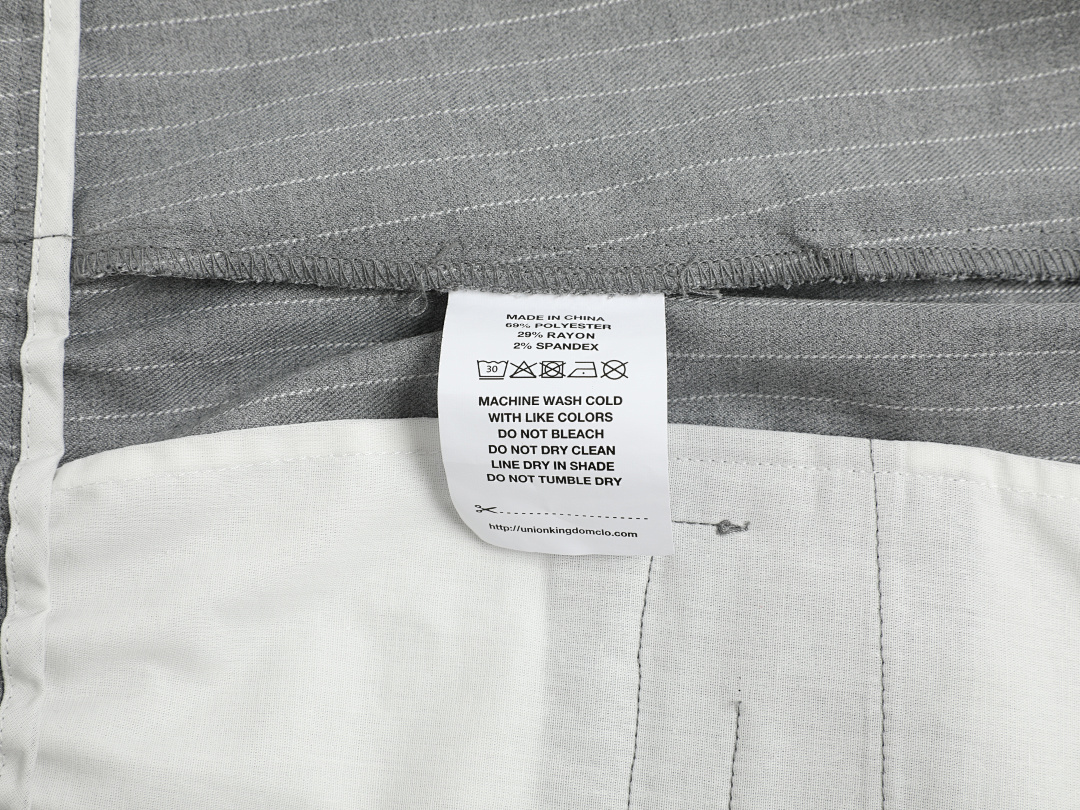 On Running [Restocking]300Gsm Union Kingdom Baggy Fit Striped Pleated Pant - Image 19