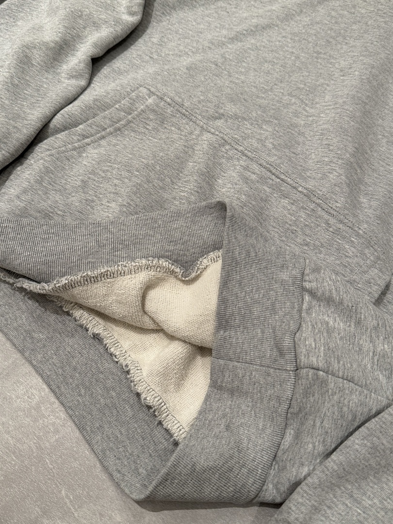 On Running 420Gsm Union Kingdom Terry Faric 100% Cotton Cropped Fit Blank Hoodie - Image 57