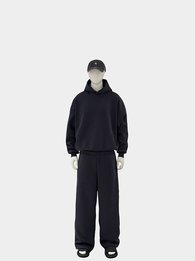 On Running 500Gsm Union Kingdom Orlon Fleece Boxy Cropped Fit Blank Tracksuits - Image 4