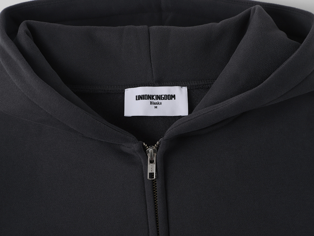 On Running 360Gsm Union Kingdom Loose Fit Blank Zip-Up Hoodie And Tracksuit - Image 27