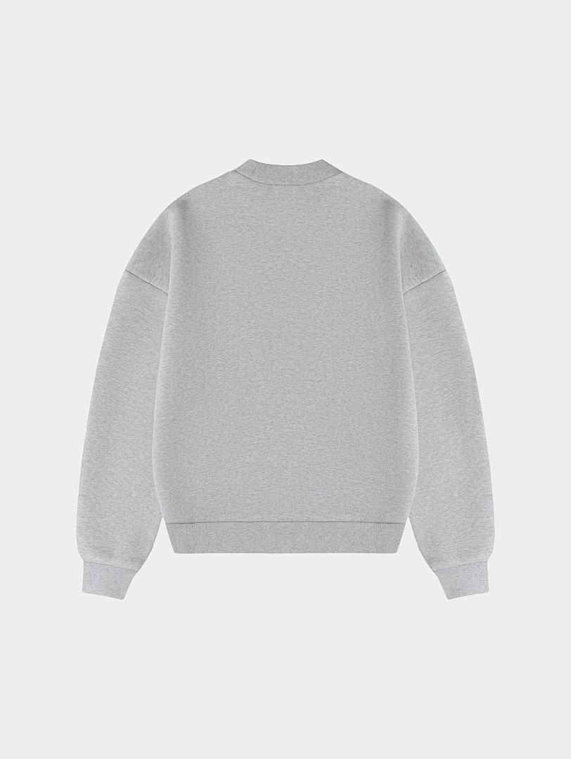 On Running 630Gsm Union Kingdom Boxy Cropped Fit Blank Crewneck - Image 38