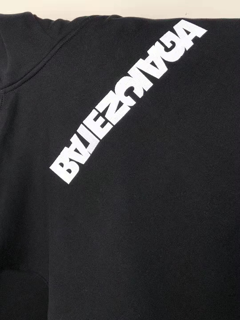 Balenciaga Sold Out Balenciag Turn Wide Fit Zip-Up Hoodie - Image 13