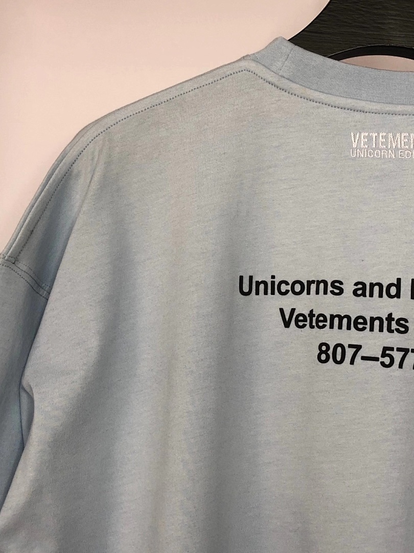 Other SOLD OUT Vetements Blue Unicorn Tee - Image 7