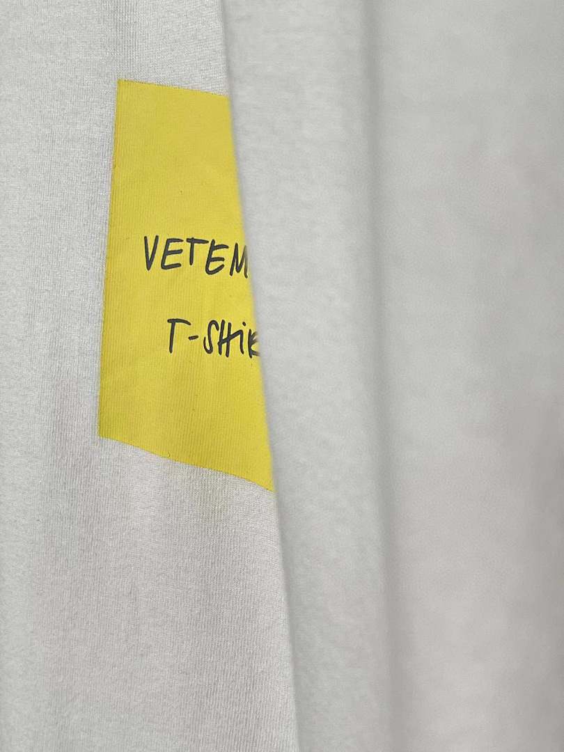 Other SOLD OUT VETEMENTS Sticky Note Tee - Image 6