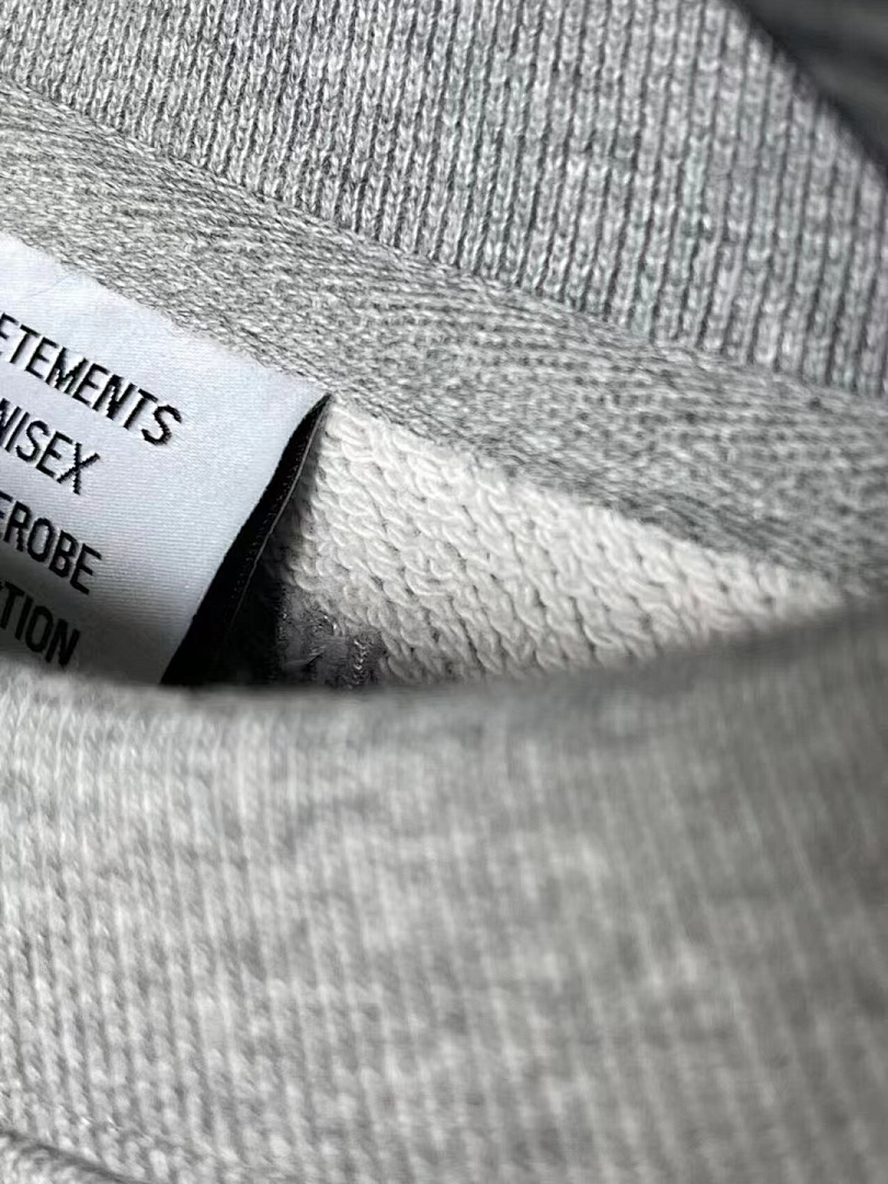 Other VETEMENTS Crystal Embellished Cotton Blend Jersey Sweatshirt - Image 5