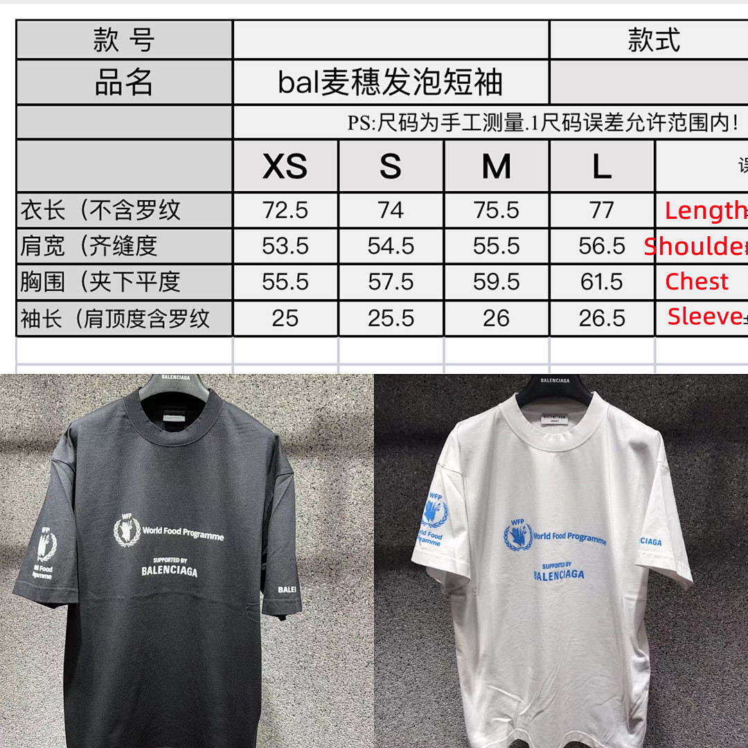 Balenciaga SOLD OUT Balenciag World Food Programme Tee - Image 2
