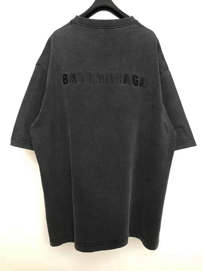 Balenciaga SOLD OUT Balenciag Washed Logo Tee - Image 3