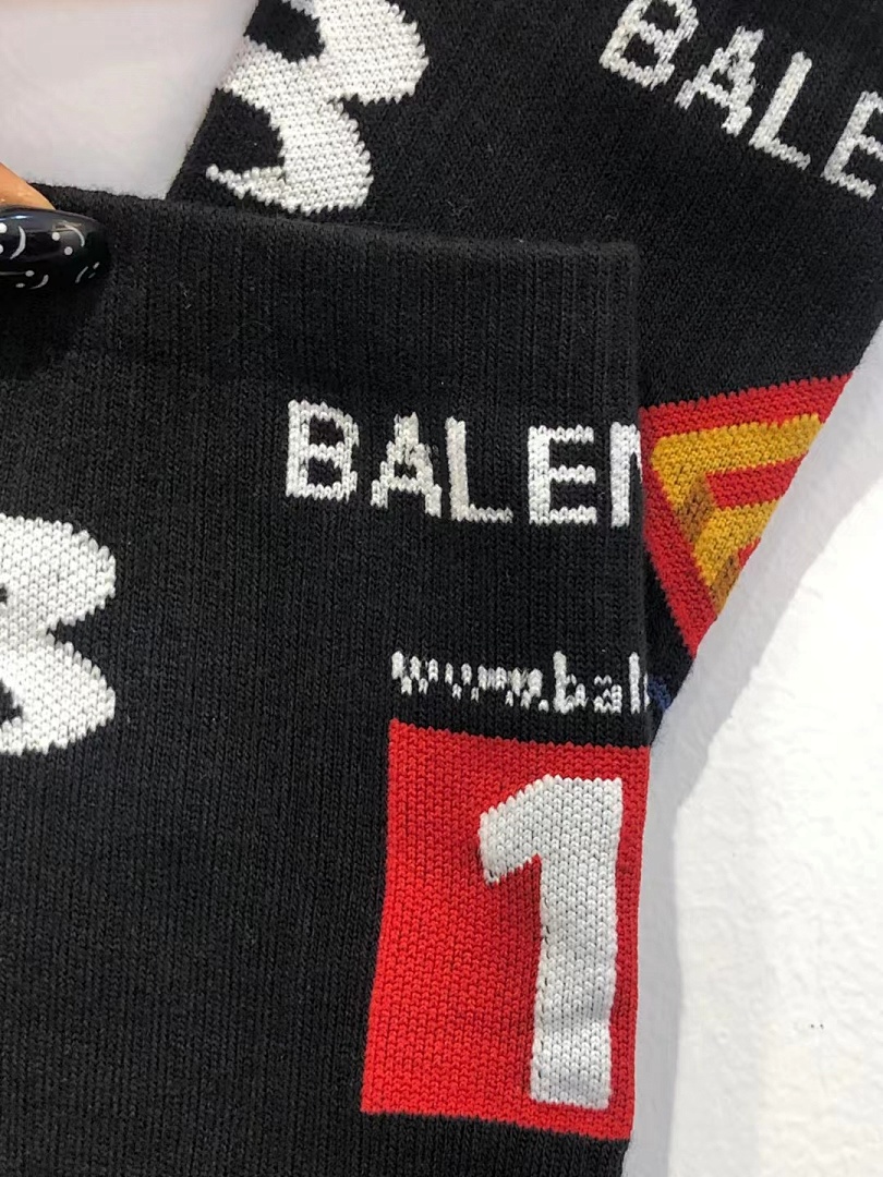 Balenciaga Balenciag Logo Socks - Image 5