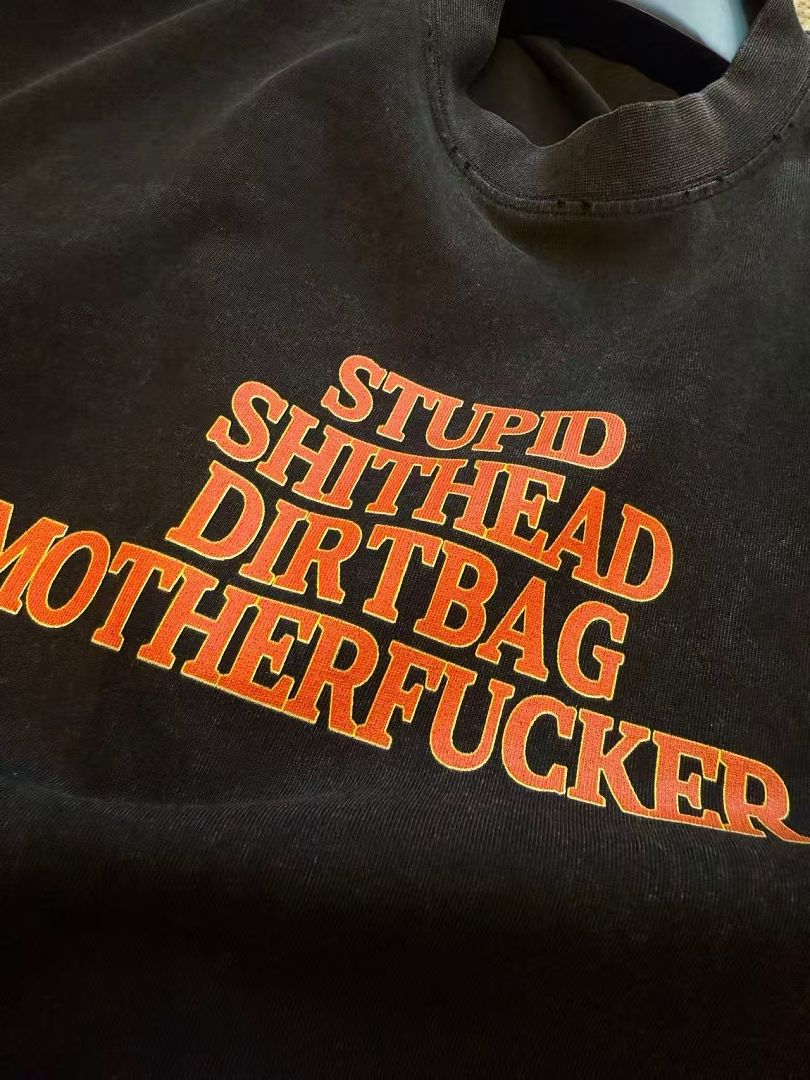 Other VETEMENTS Stupid Shithead Dirtbag Motherfucked Tee - Image 7
