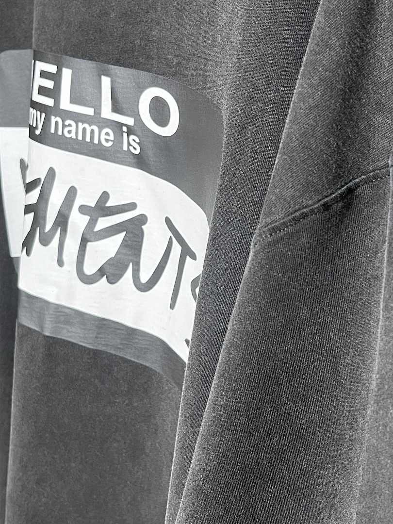 Other SOLD OUT VETEMENTS HELLO My Name Is. Tee - Image 6