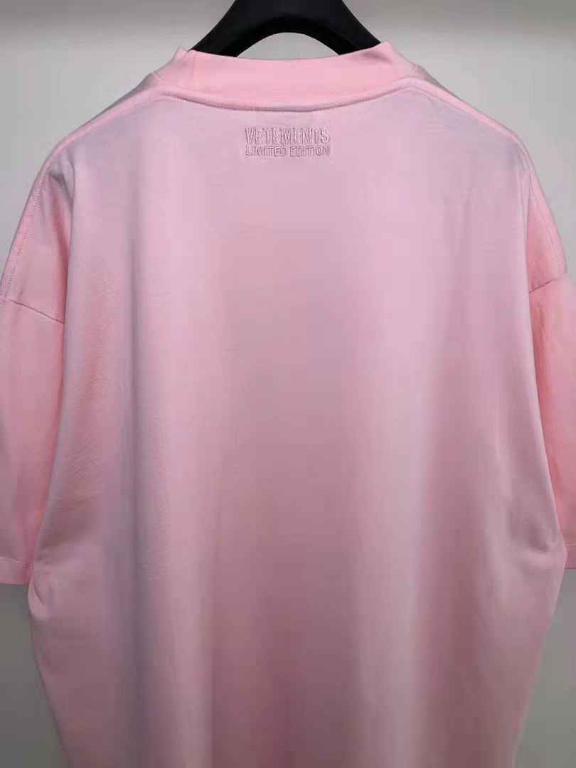 Other SOLD OUT VETEMENTS Pink Logo Tee - Image 5