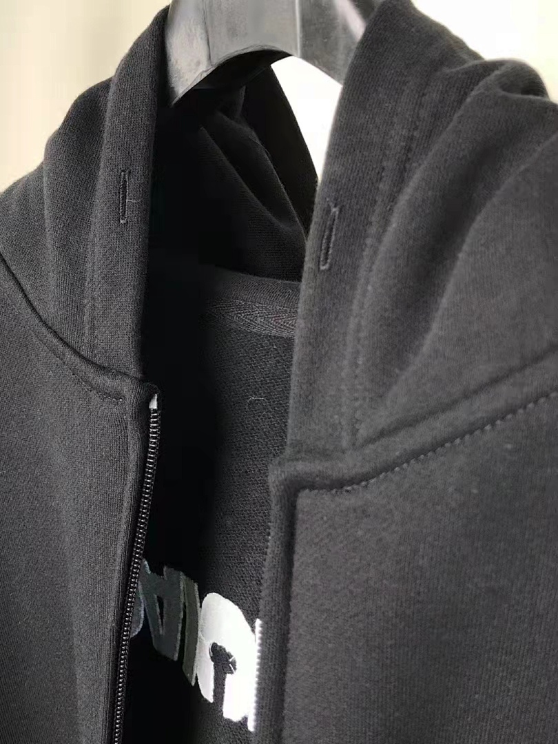 Balenciaga Sold Out Balenciag Turn Wide Fit Zip-Up Hoodie - Image 8