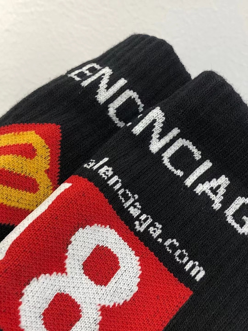 Balenciaga Balenciag Logo Socks - Image 4