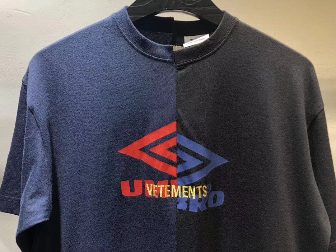 Other SOLD OUT VETEMENTS X UMBRO Limited Exclusive Patchwork Short Sleeve - Image 4