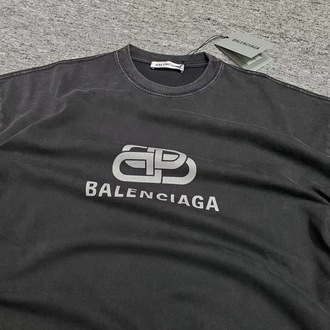 Balenciaga SOLD OUT Balenciag Black Grey BB Logo - Image 4