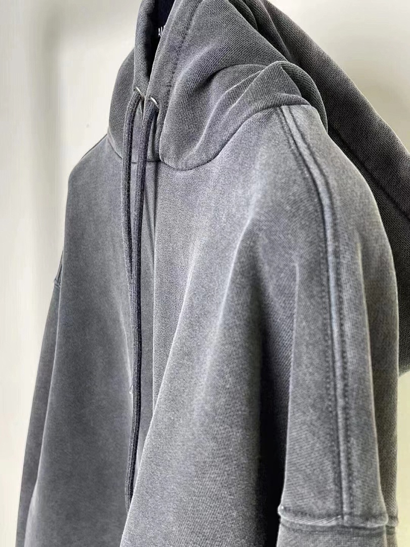 Balenciaga Balenciag Grey Sporty Hoodie - Image 5