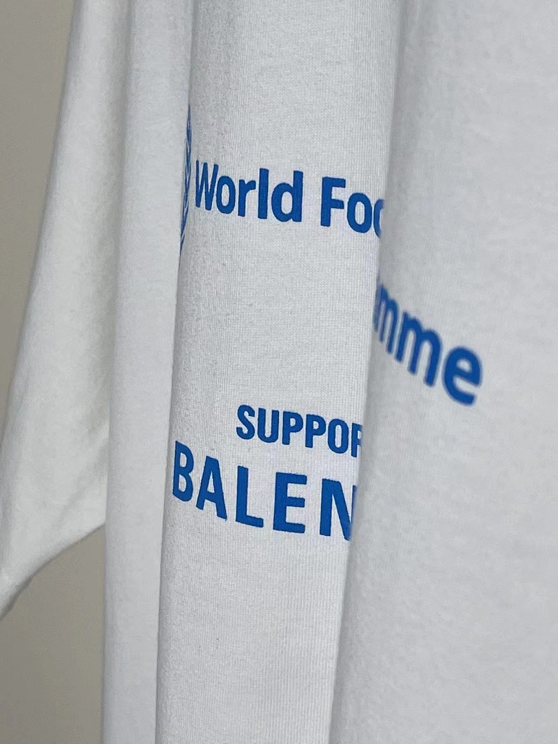 Balenciaga SOLD OUT Balenciag World Food Programme Tee - Image 9
