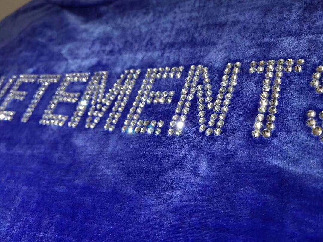 Other SOLD OUT VETEMENTS Blue Sky Velvet Rhinestone - Image 7