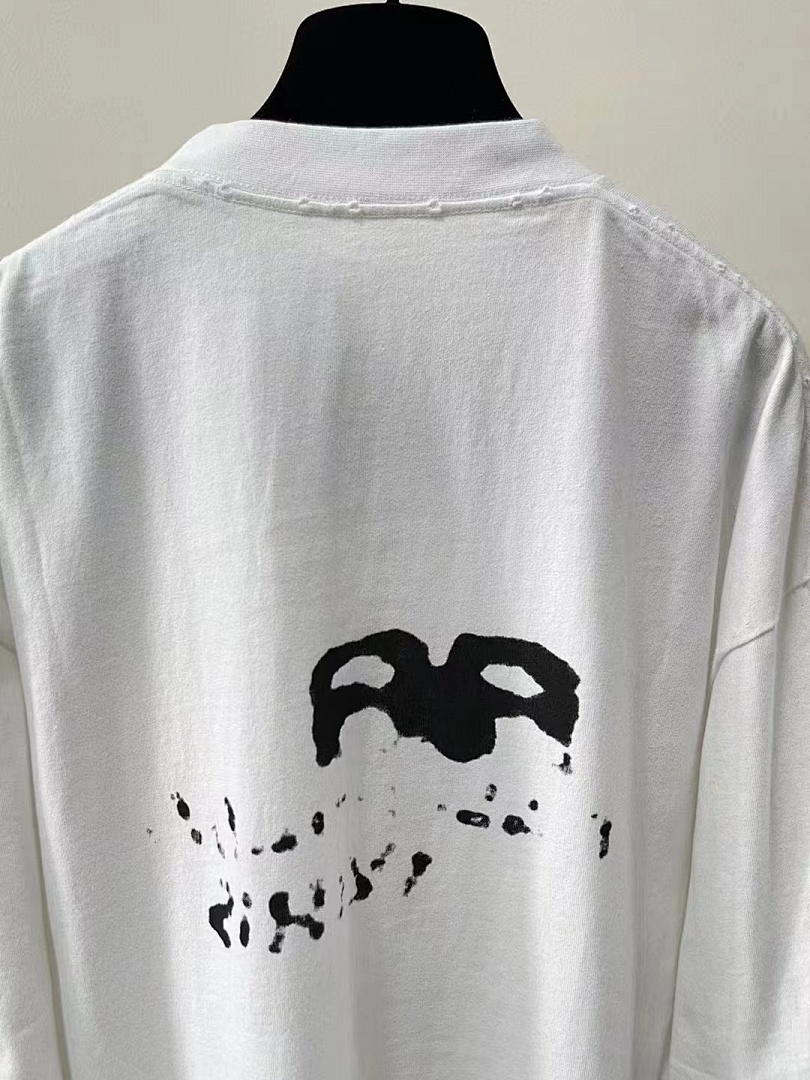 Balenciaga Bal Hand Drawn BB Icon T - Image 5