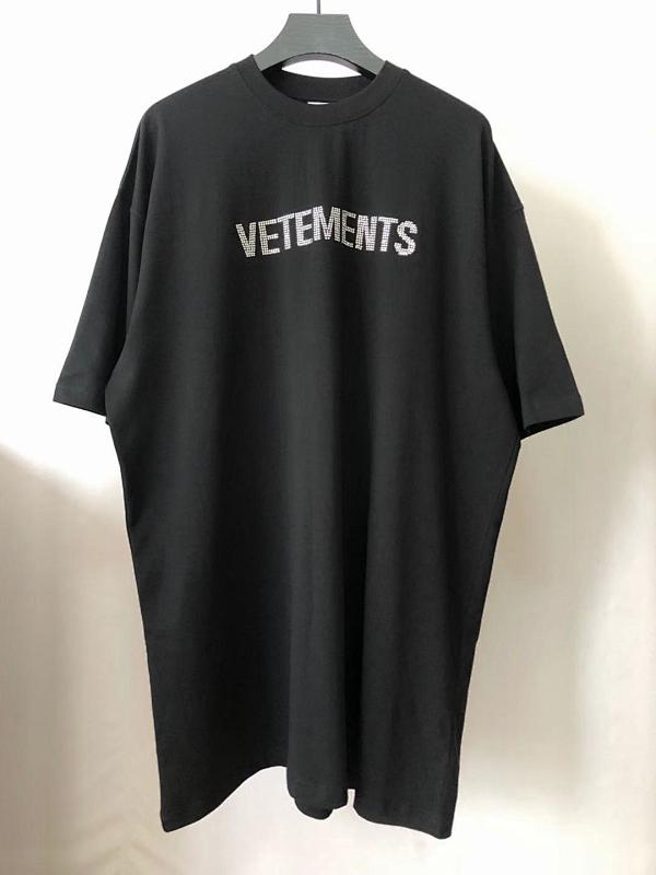 SOLD OUT VETEMENTS 2021 CRYSTAL Logo Tee, photo 1