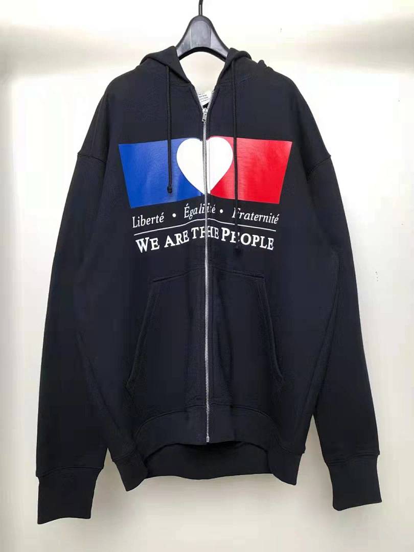 SOLD OUT VETEMENTS We Are The People Zipped Hoodie, photo 1