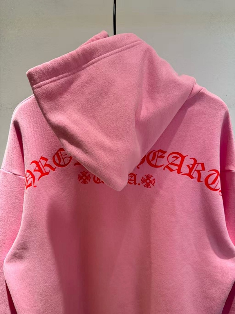 Chanel Chrome Hearts Pink Hoodie - Image 7