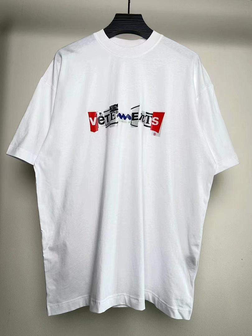 SOLD OUT VETEMENTS White Mixed T-Shirt, photo 1