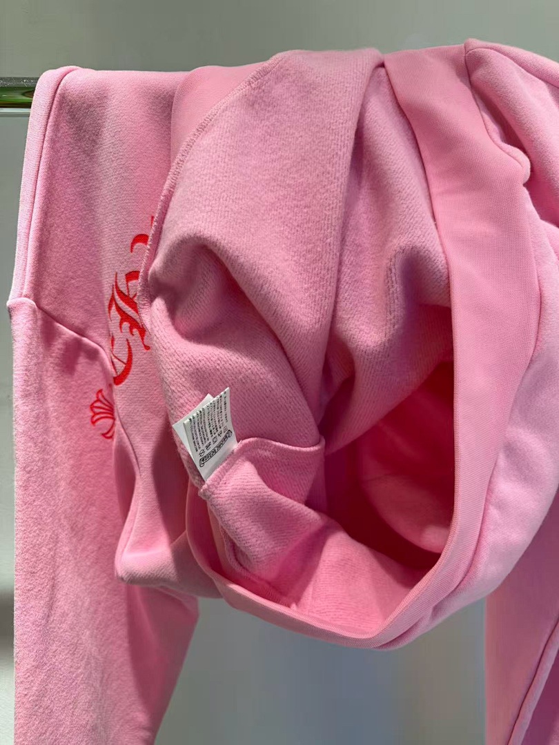 Chanel Chrome Hearts Pink Hoodie - Image 10