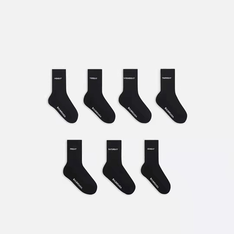 Balenciaga Balenciag Weeks Socks 7 In 1