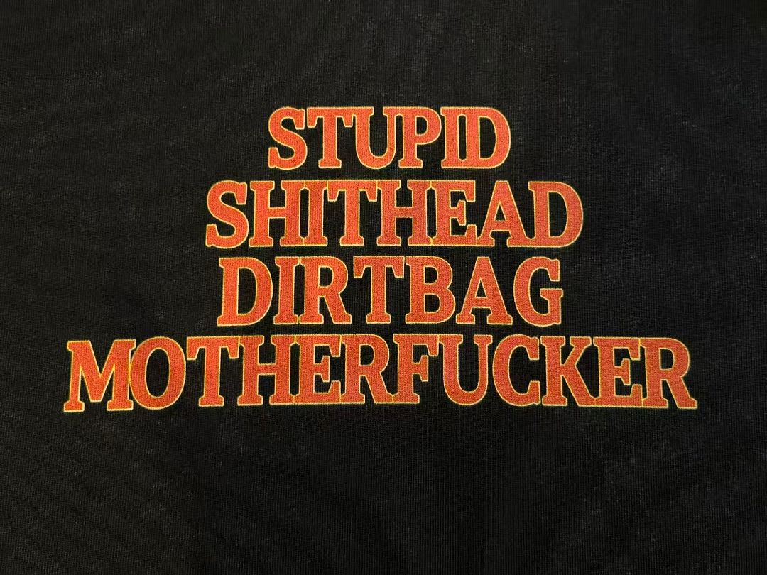 Other VETEMENTS Stupid Shithead Dirtbag Motherfucked Tee - Image 6