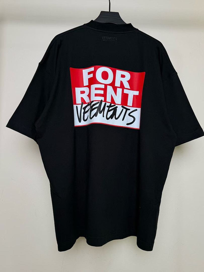 Other SOLD OUT VETEMENTS 'For Rent' Oversized Tee