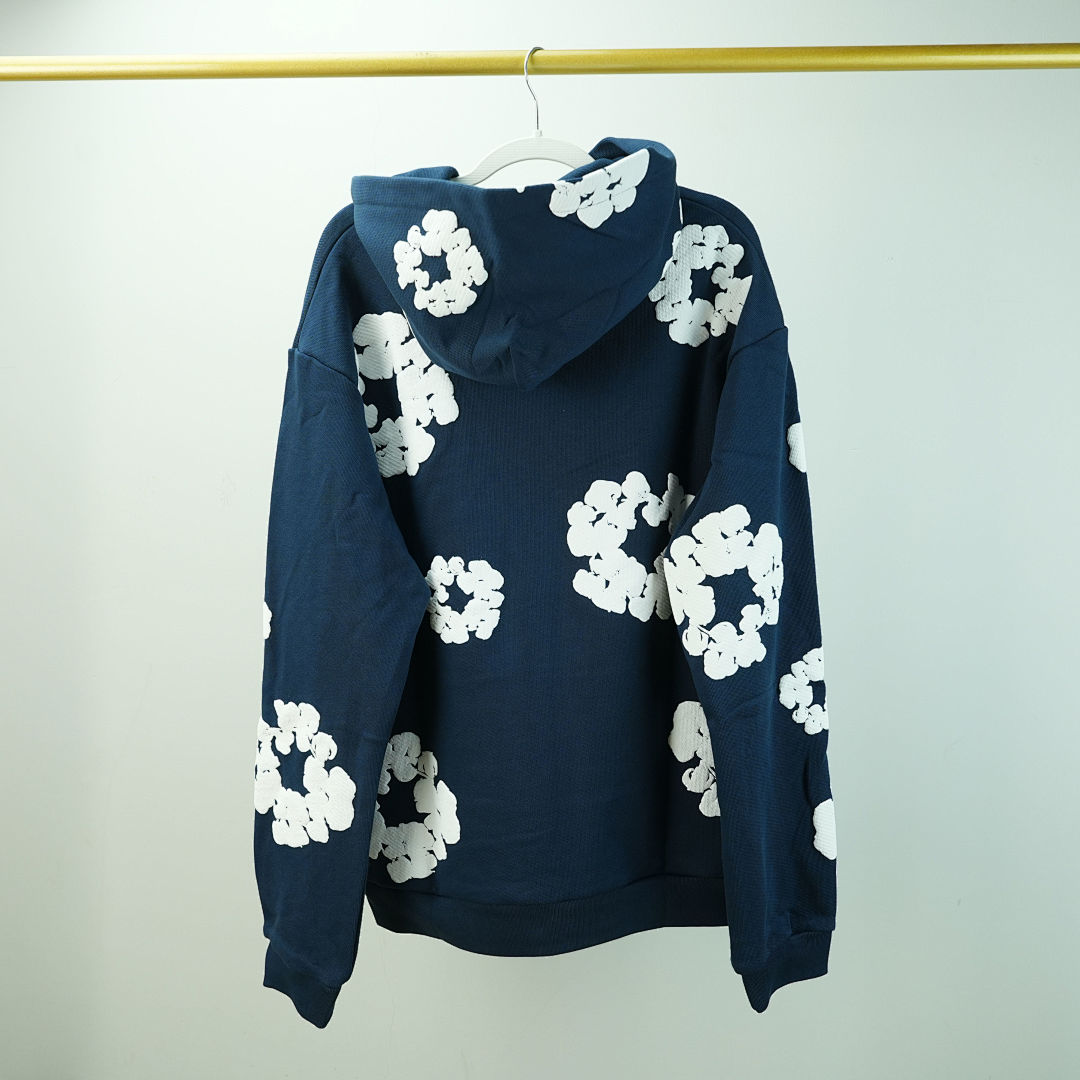 Other 275 Denim Tears The Cotton Wreath Sweatshirt (Navy) - Image 18