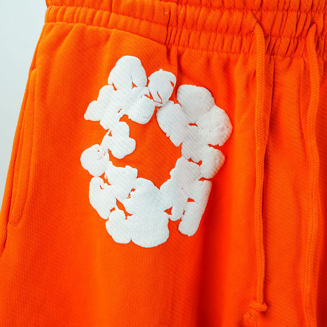 Other 250 Denim Tears The Cotton Wreath Sweatpants (Orange) - Image 12