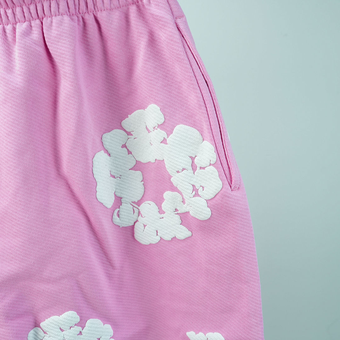 Other 190 Denim Tears The Cotton Wreath Shorts (Pink) - Image 14