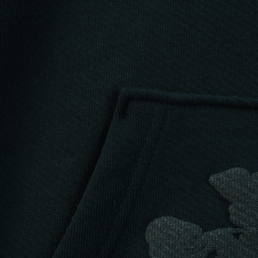 Other 275 Denim Tears Cotton Wreath Hoodie Black Monochrome - Image 18