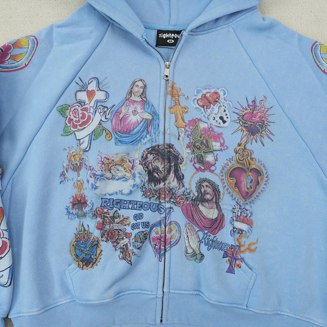Other 380 We Are Righteous Hoodie Risen King - Image 9
