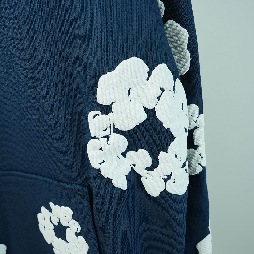 Other 275 Denim Tears The Cotton Wreath Sweatshirt (Navy) - Image 10