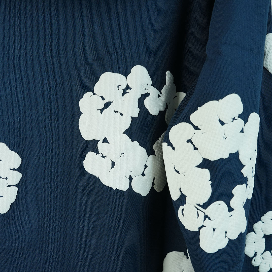 Other 275 Denim Tears The Cotton Wreath Sweatshirt (Navy) - Image 13