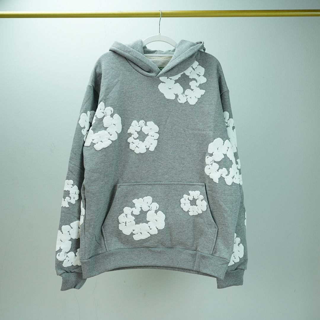 Other 275 Denim Tears The Cotton Wreath Sweatshirt (Grey) - Image 5