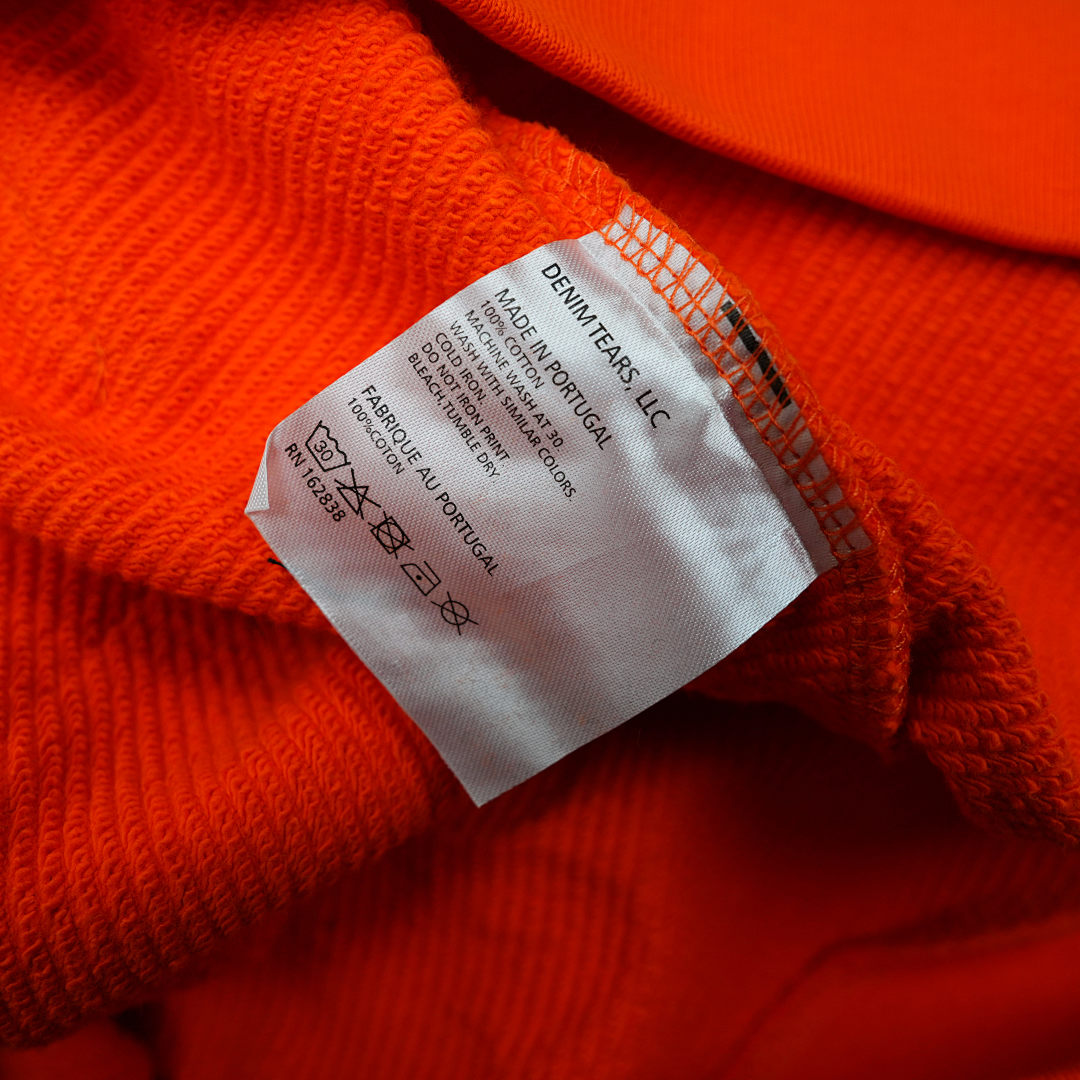 Other 275 Denim Tears The Cotton Wreath Sweatshirt (Orange) - Image 23