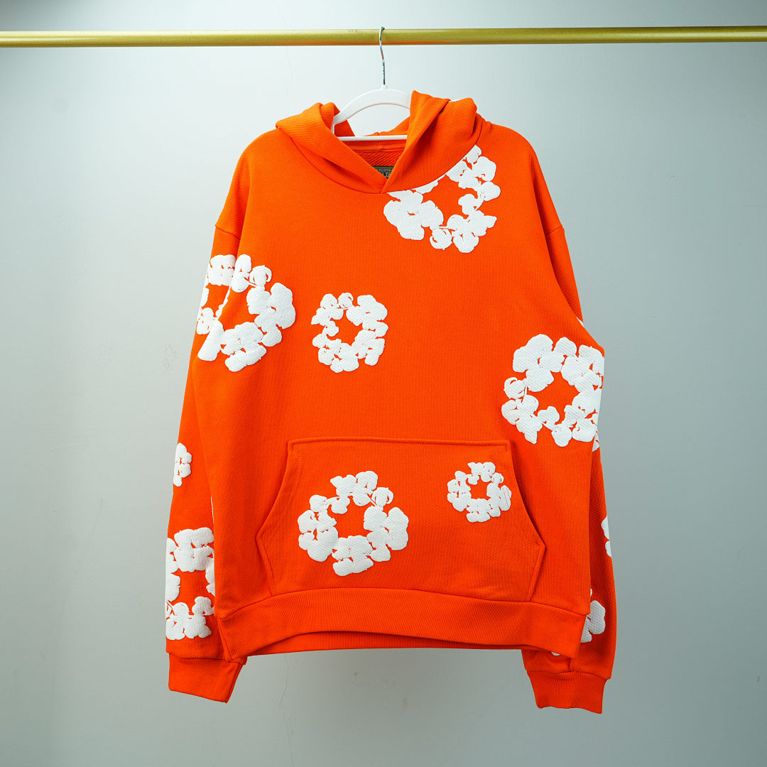Other 275 Denim Tears The Cotton Wreath Sweatshirt (Orange) - Image 6