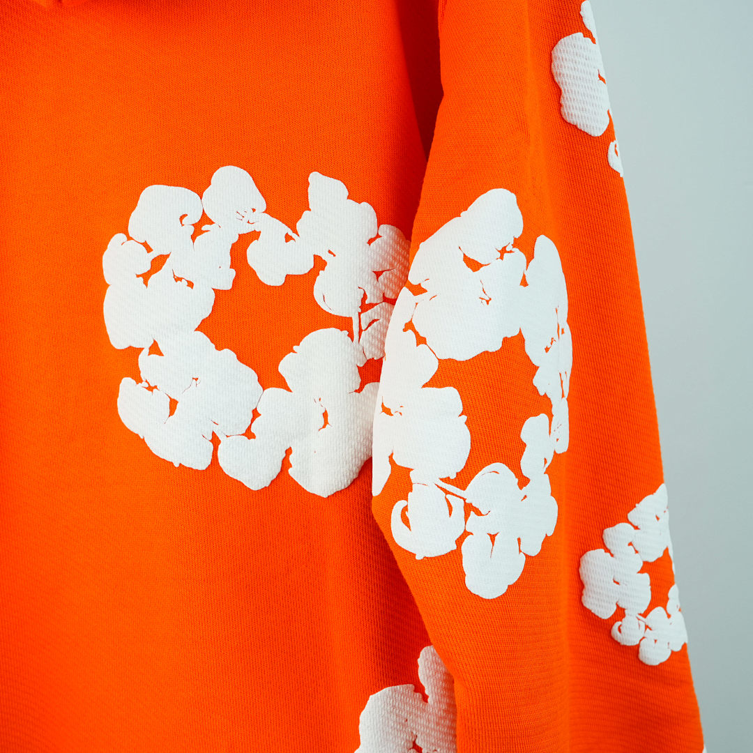 Other 275 Denim Tears The Cotton Wreath Sweatshirt (Orange) - Image 25