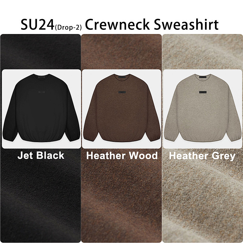 24SU ESSENTAILS FOG Crewneck Drop 2, photo 1