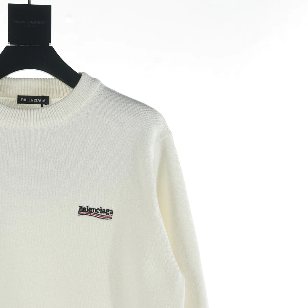 Balenciaga Political Campaign Knit Sweater (Pull en maille avec logo de campagne politique) – Black (7)