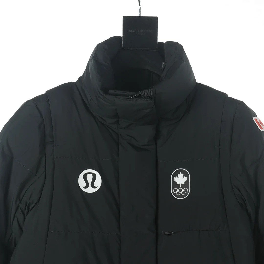 lululemon Athletica Team Canada 22 Women's Down Jacket *COC Logo (Doudoune officielle de l'équipe olympique canadienne pour les Jeux d'hiver, coloris Black, vue 3