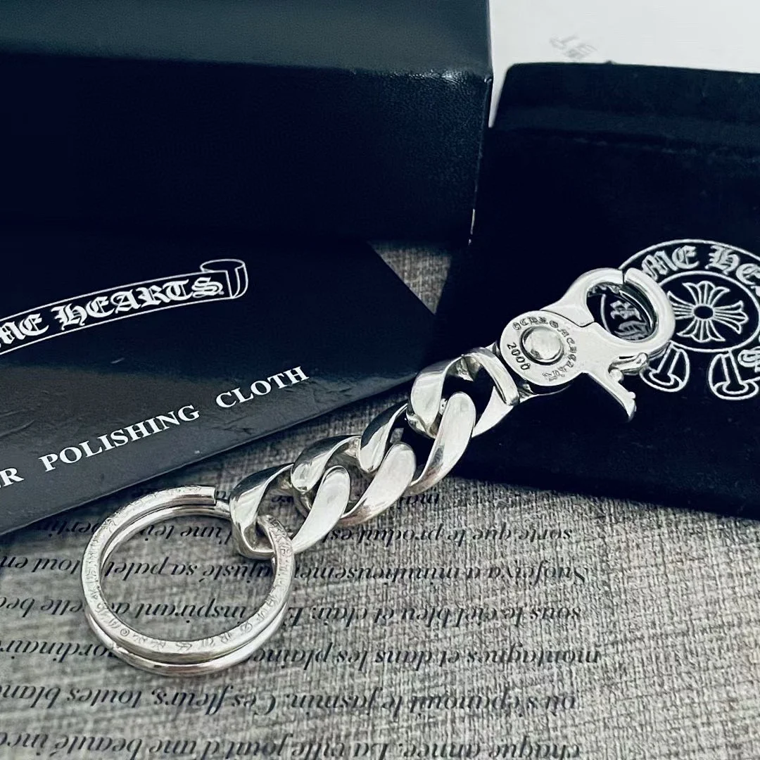 Chrome Hearts Short Classic Link Keychain