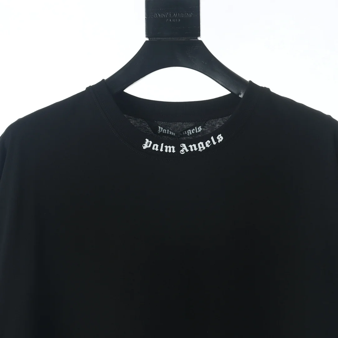 Palm Angels - Logo classique sur le t-shirt, coloris Black, vue 19