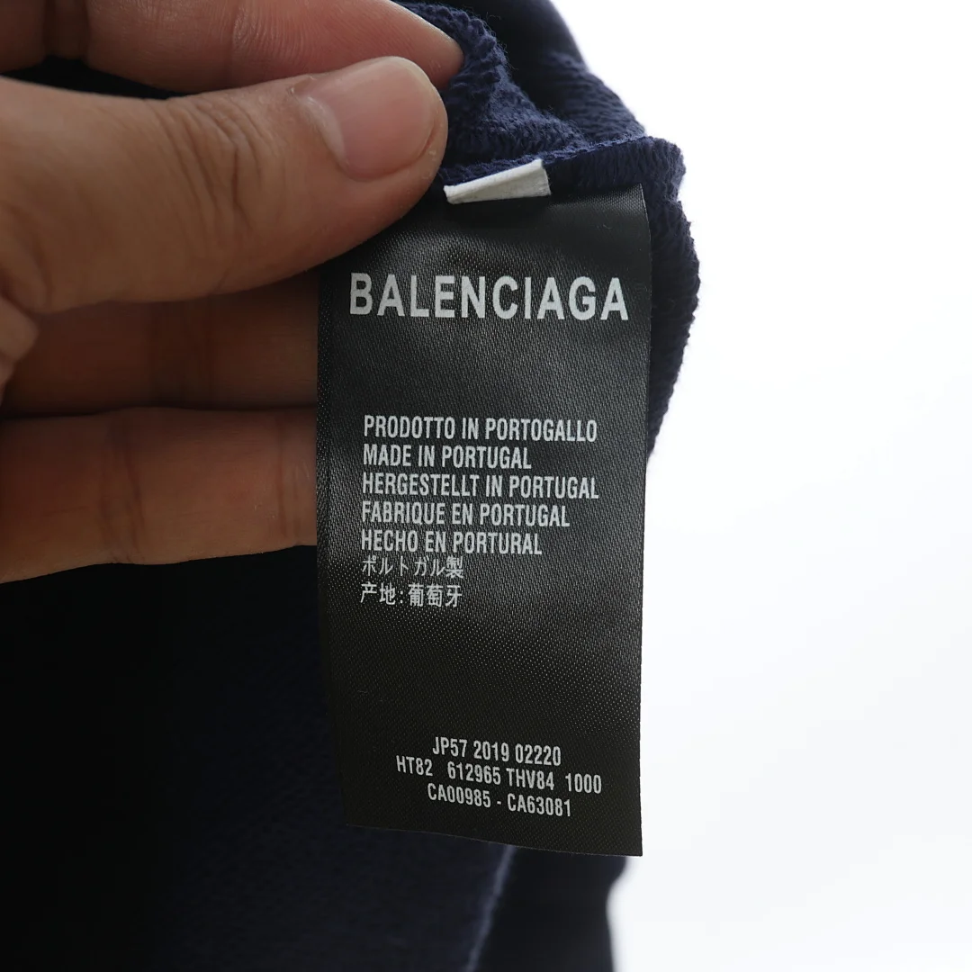 Balenciaga Political Campaign Hoodie – Navy / Pacific Blue (7)