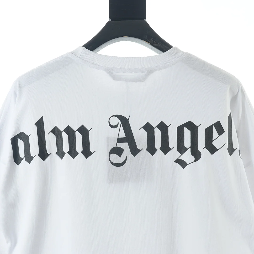 Palm Angels - Logo classique sur le t-shirt, coloris Black, vue 11
